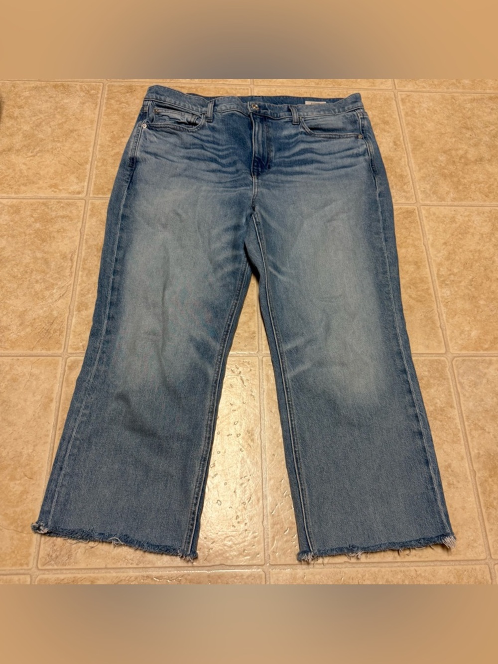 AYR The Roadie Jeans Light Wash Straight Leg Size 31 Short Inseam